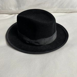 Black Suede Fedora